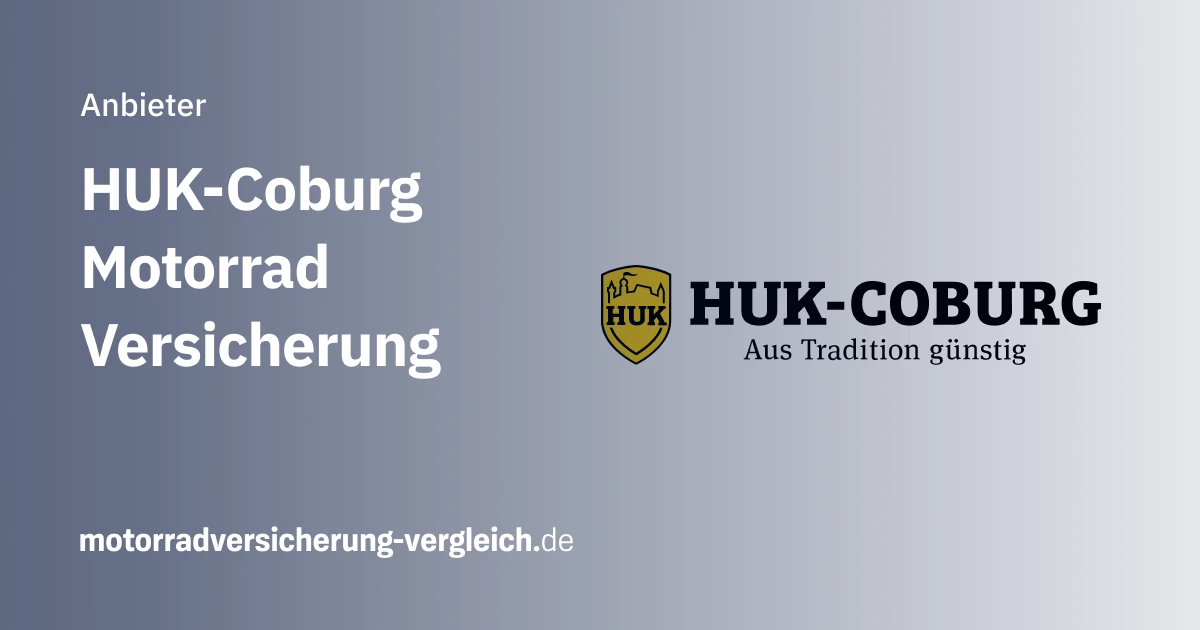 HUK Coburg Motorrad Versicherung