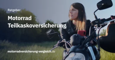 Motorrad Teilkaskoversicherung